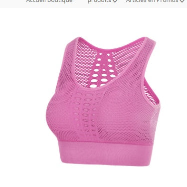 Summer Hollow Beautiful Back Seamless Sports Bra