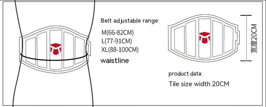 Deep Squat Workout Belt Weightlifting Hard Pull Weight-bearing Girdle Workout Devices