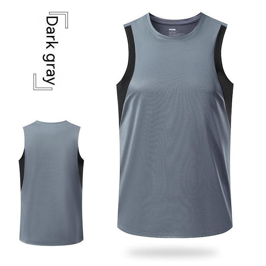 Summer New Quick-dry Vest Loose Breathable Casual Fitness Sleeveless Shirt