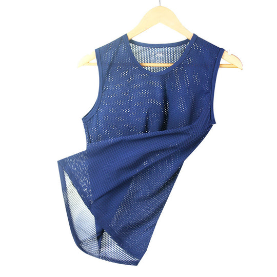 Breathable Ice Mesh Sleeveless Tops