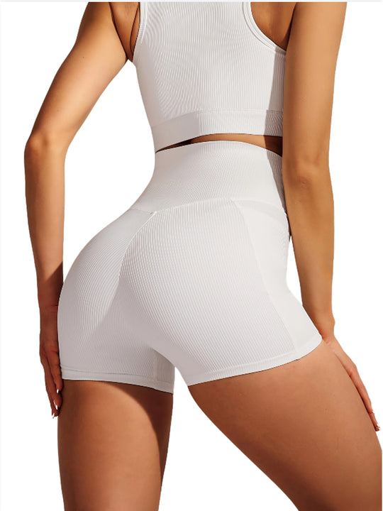 3 Pack Seamless Yoga Shorts - High Waisted Tummy Control, Quick Dry For Gym & Running