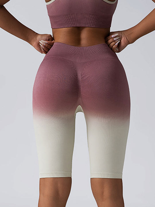 3 Pack Women Workout Shorts Scrunch Shorts Seamless High Waisted Contour Gym Yoga Biker Shorts