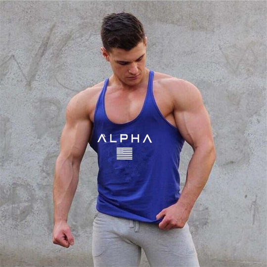 I-shaped Workout Clothes Muscle Training Sleeveless T-shirt
