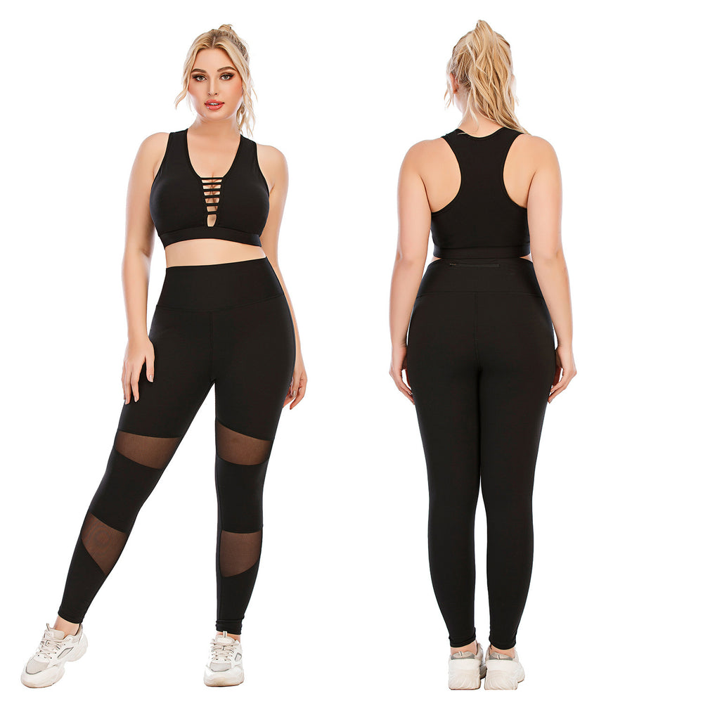 Plus Size Tight Yoga Workout Set