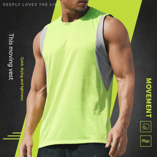 Summer New Quick-dry Vest Loose Breathable Casual Fitness Sleeveless Shirt